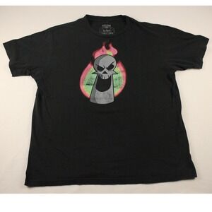 Billy & Mandy Grim Adventures T Shirt Mens XL Black Cartoon Network Skull